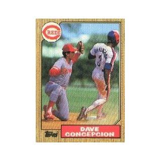 1987 Topps #731 Dave Concepcion: Sports Collectibles