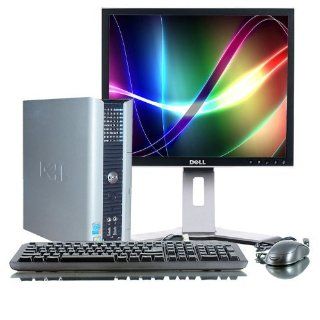 Dell OptiPlex 755 USFF Wireless Ready CORE 2 DUO E8600 3.33GHz 500Gig Serial ATA HDD 4096mb DDR2 Memory DVD ROM Genuine Windows 7 Professional 64 Bit + DELL 24" Flat Panel LCD Monitor Desktop PC Computer Professionally Refurbished by a Microsoft Autho