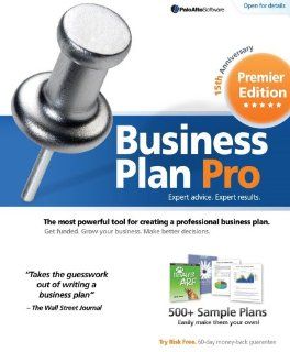 Palo Alto Business Plan Pro Premier 15th Anniversary Edition  [Download] [OLD VERSION]: Software