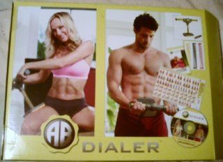 Ab Dialer Isometric Abdominal Exercise Fitness Workout with Dvd As Seen Tv  Abdominal Trainers  Sports & Outdoors
