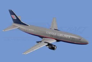 Mini Boeing 737 300, United Airlines Airplane Model Toy. The Model plane includes desk stand. Toys & Games