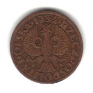 1934 Poland 1 Grosz Coin KM#8a: Everything Else