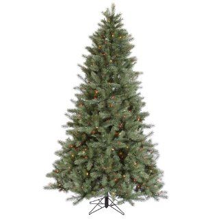 7.5' Pre Lit Blue Albany Spruce Artificial Christmas Tree   Dura Lit Multi Color Lights   Vco Artificial Tree Duralit Multi