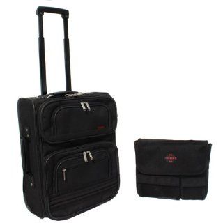 Trident Rolling Carry On Laptop Case with Removable Sleeve   Black: Computers & Accessories