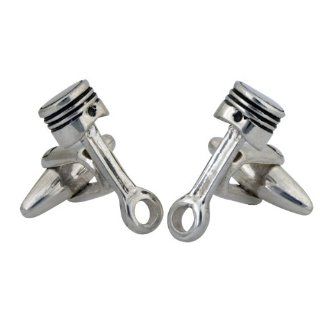 Piston Cufflinks Car Racing Cufflinks Sterling Silver handcrafted: Cuff Links: Jewelry
