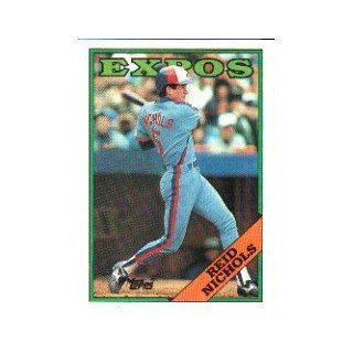 1988 Topps #748 Reid Nichols: Sports Collectibles