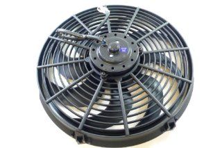 Racer Performance 14" High Performance Electric Radiator Cooling Fan   Curved Blade: Automotive