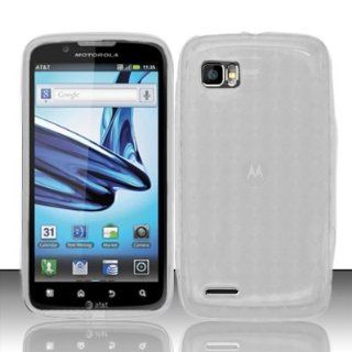 Motorola Atrix 2 MB865 Case Clear Ultra Flex Tight TPU Gel Cover Protector (AT&T) with Free Car Charger + Gift Box By Tech Accessories: Cell Phones & Accessories