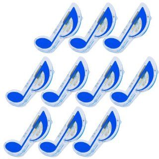 10pcs High Quality Blue Plastic Music Sheet Book Page Clip Length 2 /4": Musical Instruments