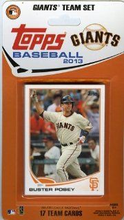 San Francisco Giants 2013 Topps MLB Baseball Limited Edition Factory Sealed 17 Card Complete Team Set: Sports Collectibles