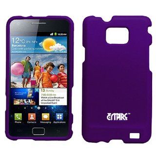 Purple Hard Case Cover for Samsung Galaxy S2 S II AT&T i777 SGH i777 Attain i9100: Cell Phones & Accessories