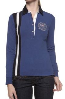 Galvanni Long Sleeve Polo Shirt MARINE TEAM, Color: Blue, Size: M at  Womens Clothing store