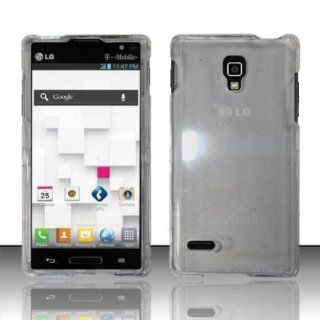 LG Optimus L9 P769 / P760 / MS769 Case Clear Transparent Hard Cover Protector (T Mobile / Metro Pcs) with Free Car Charger + Gift Box By Tech Accessories: Cell Phones & Accessories