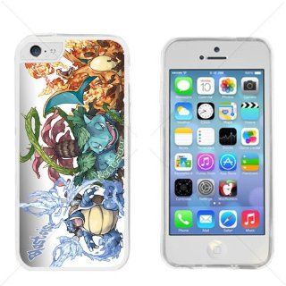 Pokemon Popular Venusaur Charizard Blastoise Apple iPhone 5C Transparent Gel TPU Case Cover Cell Phones & Accessories