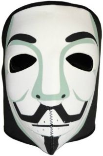 Neoprene Guy Fawkes Anonymous Face Mask: Balaclavas Headwear: Clothing