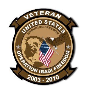 Operation Iraqi Freedom Decal Sticker 3.8": Automotive