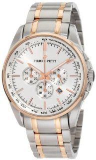 Pierre Petit Men's P 786E Serie Le Mans Two Tone Stainless Steel Bracelet Chrono Watch: Watches