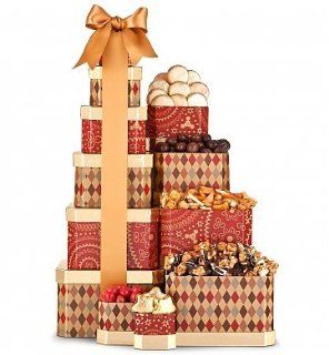 The Grand Gift Tower . (Gift Basket for Mom, Gift Baskets for Moms Birthday, Gift Baskets for Mothers Day, Gift Baskets for Expecting Moms, Gift Baskets, Gift Baskets for Mom, Gift Basket for Women, Gift Basket Food, Gift Basket for Birthday, Etc.): Everyt