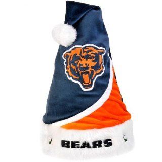 Forever Collectibles Chicago Bears Santa Hat : Sports Fan Novelty Headwear : Sports & Outdoors