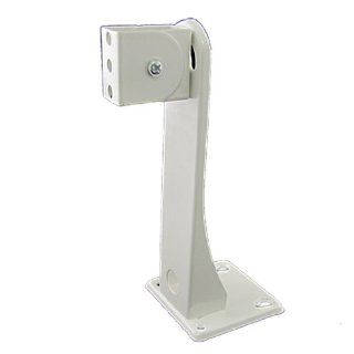 Wht Metal Wall Mount Bracket Stand for CCD CCTV Camera: Electronics