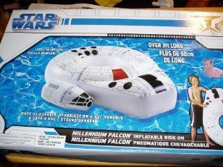 STAR WARS MILLENIUM FALCON INFLATABLE POOL FLOAT RAFT: Toys & Games