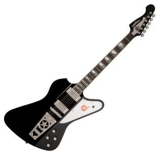 Washburn Ps12b Paul Stanley Kiss Black Starfire Electric Guitar with a gigbag: Musical Instruments