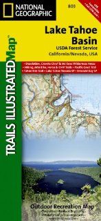 Lake Tahoe Basin: US Forest Service (National Geographic: Trails Illustrated Map #803) (National Geographic Maps: Trails Illustrated): National Geographic Maps   Trails Illustrated: 9781566953344: Books