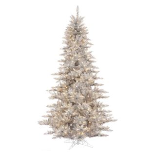 Vickerman Silver Fir Pre lit Christmas Tree   Christmas Trees