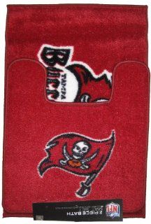 Tampa Bay Buccaneers NFL 2 Piece Bath Rug Mat Set : Sports Fan Area Rugs : Sports & Outdoors