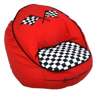 Harmony Kids Race Car Bean Chair   Red   Specialty Chairs