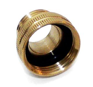 Underhill A BA107FM Solid Brass Hose Adapter, Converts 3/4 Inch Attachments to 1 Inch Hose, 1 Inch FHT by 3/4 Inch MHT : Garden Hose Parts : Patio, Lawn & Garden