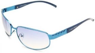 Southpole Men's 784SP BL Classic Metal Sunglasses,Blue Frame/Blue Gradient Lens,One Size: Clothing