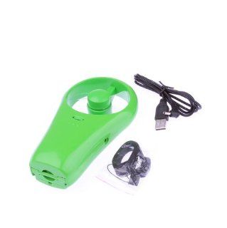 BestDealUSA Hand held Mini Super Mute USB Battery Operated Cooling Fan Green: Computers & Accessories