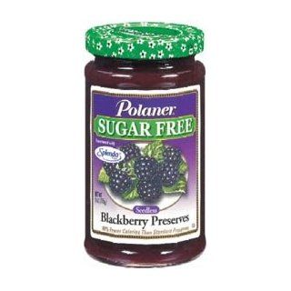Polaner Sugar Free Blackberry Preserves Seedless   9 oz : Jams And Preserves : Grocery & Gourmet Food