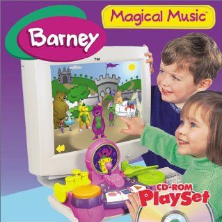 Barney Magical Music Cd Rom Playset: Toys & Games