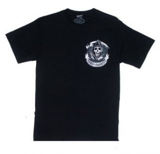 Outlaw   Sons Of Anarchy T shirt: Adult Small   Black at  Mens Clothing store: Fashion T Shirts