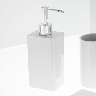 Kassatex Lacca Bath Accessories Collection   Lotion Dispenser   White   Lotion Pumps