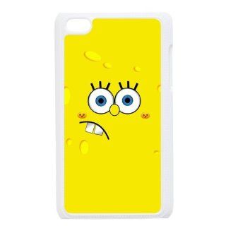 Cartoon SpongeBob SquarePants Personalized Music Case Ipod Touch 4th Case Cover for Ipod Touch 4th Generation IT4SS158 : MP3 Players & Accessories