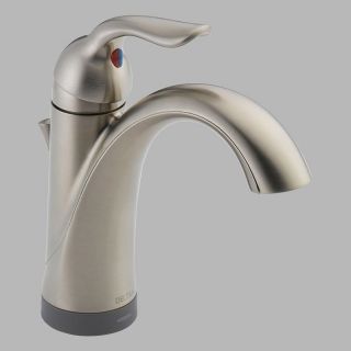 Delta Lahara 15938T Single Handle Bathroom Sink Faucet with Touch2o Technology   Bathroom Sink Faucets