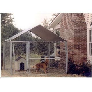 10' x 10' Pup Tent Kennel Cover   Dog Kennels