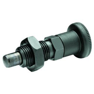 GN 817.1 Series Steel Lock out Type Inch Size Indexing Plunger with Multiple Pin Lengths, with Lock Nut, 5/8" 11 Thread Size, 1.02" Thread Length, 6.3 lbs. Spring Load End: Metalworking Workholding: Industrial & Scientific