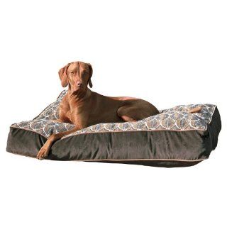 Super Loft Rectangular Dog Bed in Cedar Lattice Fabric (LRG) : Pet Beds : Pet Supplies