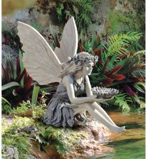 The Sunflower Fairy Statue  Outdoor Statues  Patio, Lawn & Garden
