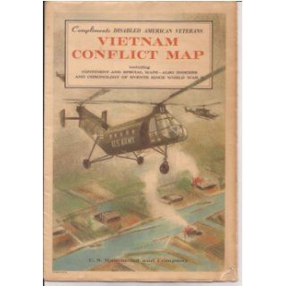 Vietnam Conflict Map: Hammond Wall Map: 9780843702392: Books