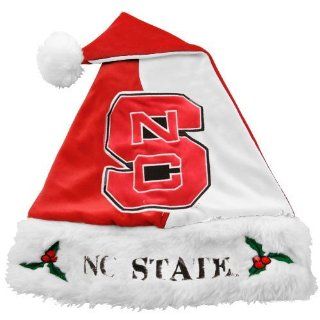 North Carolina State Wolfpack Mistletoe Santa Hat : Sports Fan Novelty Headwear : Sports & Outdoors