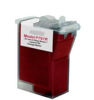 Printronic Compatible Ink Cartridge Replacement for Pitney Bowes 797 0 (1 Red): Office Products