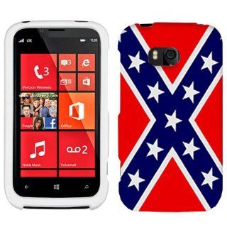 Nokia Lumia 822 Rebel Flag Hard Case Phone Cover: Cell Phones & Accessories