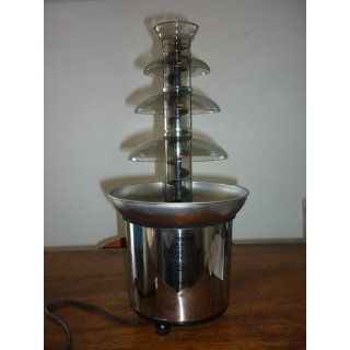 Nostalgia Electrics CFF986 3 Tier Stainless Steel Chocolate Fondue Fountain: Kitchen & Dining