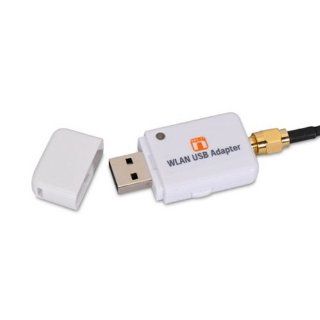 HiRO H50193 Wireless 802.11n USB WiFi WLAN Network Adapter High Gain 2dBi OMNI Direction External Antenna WPS Hotkey RoHS Windows 8.1 8 7 Vista XP 32 bit 64 bit: Electronics