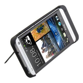 NewNow 3000mAh External Power Pack Stand Backup Battery Charger Case With Stand Clip for HTC ONE M7 801e 802w (Black): Cell Phones & Accessories